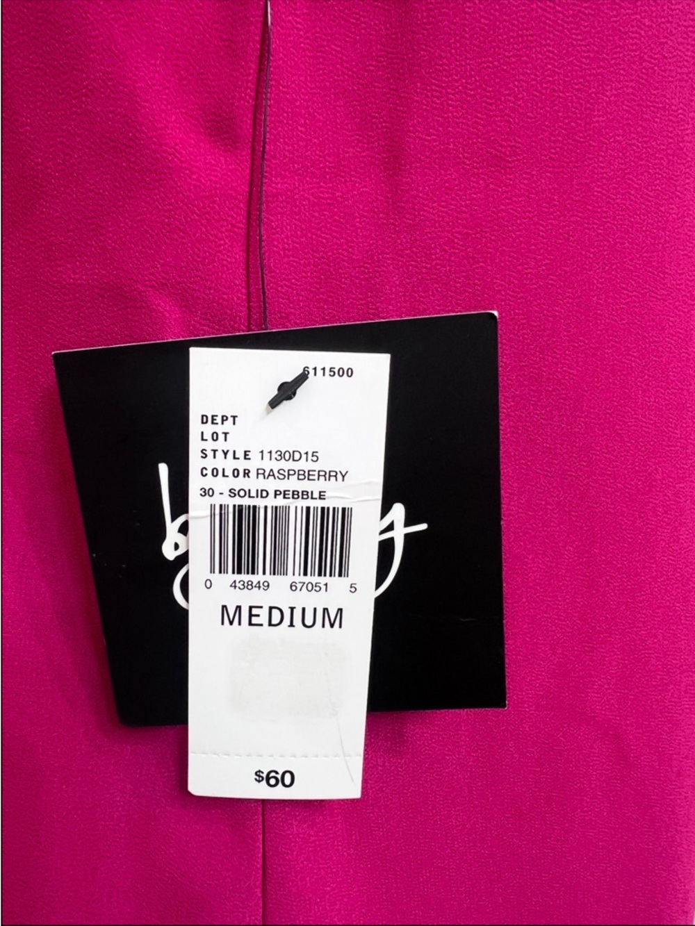 by & by Magenta Sleeveless Shift Top - Picture 5 of 7